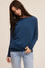 Dolman Long Sleeve Top - Teal Blue