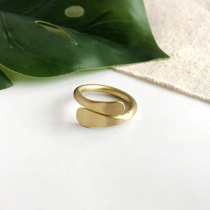 Gold Tone Adjustable Ring