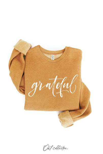 grateful holiday sweatshirt