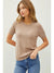 Hazelnut Sweater Top