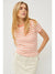 Peach Stripe Sweater Top